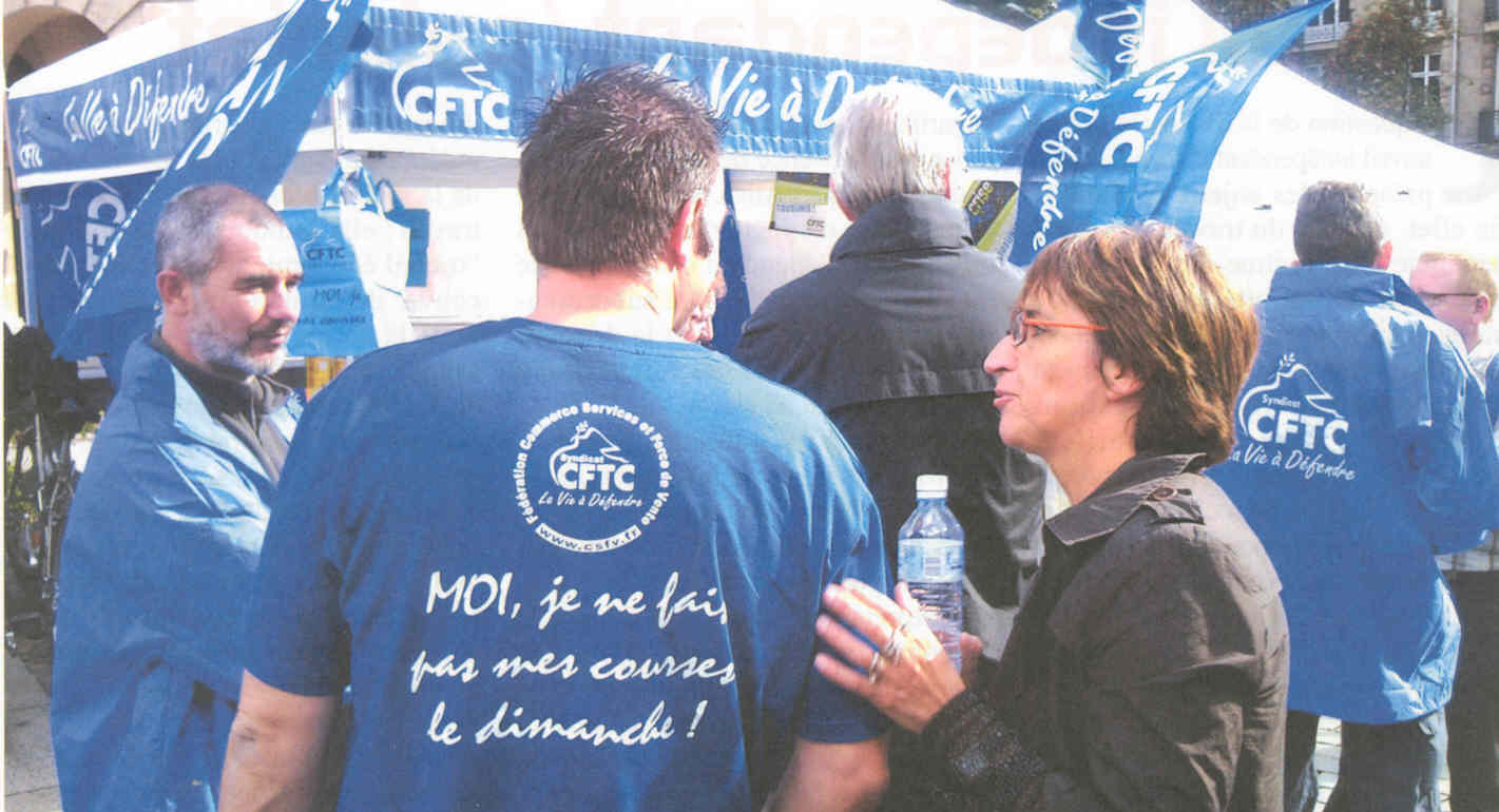 CFTC DGFiP 62 : travail du dimanche, une nouvelle br�che. Moi, mes courses, je ne les fais pas le dimanche !! 