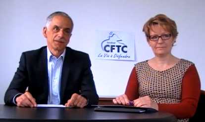 Philippe Louis, Pr�sident, et Pascale Coton, Secr�taire g�n�rale de la CFTC ont �t� re�us, � Matignon, par le Premier ministre dans le cadre de la pr�paration de la Conf�rence sociale des 20 et 21 juin. Leurs r�actions � l�issue de cet entretien.