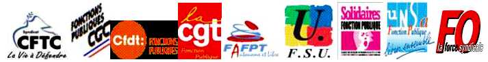 Déclaration unitaire des syndicats de la Fonction publique :