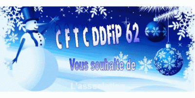 CFTC DDFiP Pas de Calais vous souhaite de Bonnes F�tes de NOEL.