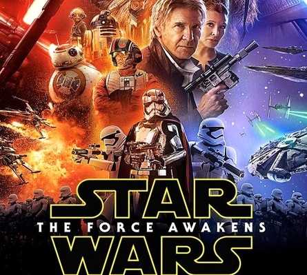 Sortie mondiale du septi�me �pisode du film am�ricain 'Stars Wars'. 