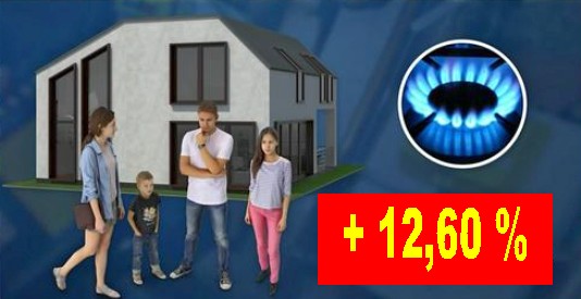 Hausse de 12,6 % du tarif du gaz