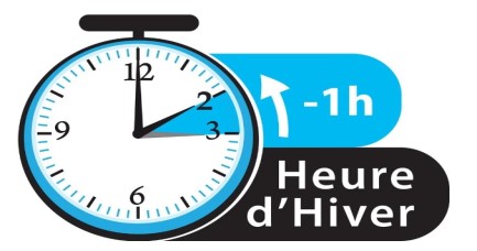 Passage � l�heure d�hiver.