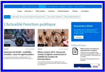 Le site de l'Actualit� de la Fonction Publique ...